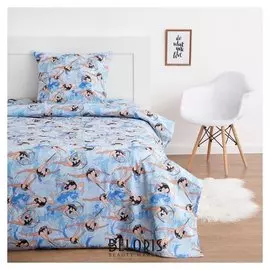 Постельное бельё 1,5 сп экономь и Я «Гимнастки» 145х210, 150х210, 70х70 см-1 шт