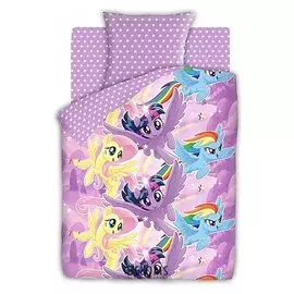 Постельное бельё 1,5 сп My Little Pony «Небесные пони»