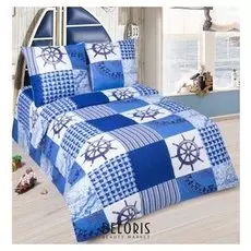 Постельное бельё 1,5сп артпостелька «Мореход», 145х215, 150х214, 70х70см 2шт, поплин