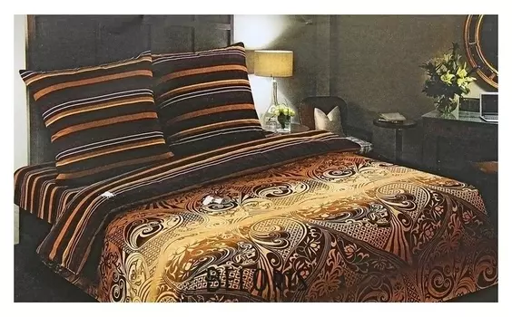 Постельное бельё 1,5сп артпостель «Арабика», 143х215, 150х214, 70х70см - 2шт