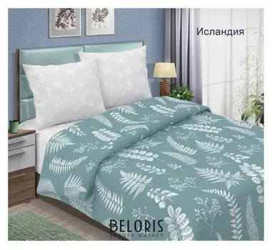 Постельное бельё 1,5сп традиция «Исландия», 147х217 см, 150х220 см, 70х70 см 2шт