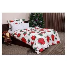 Постельное бельё 2 сп ночь нежна «Рождественская звезда» 215х175, 220х180, 70х70см -2 шт