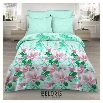 Постельное бельё 2 сп. «Василиса» цветущая магнолия 175х215 см, 200х220 см, 70х70 см - 2 шт.