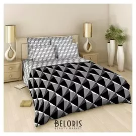 Постельное бельё 2 сп василиса «Магия пространства», 175х215см, 200х220см, 70х70см - 2шт