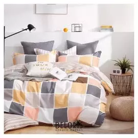 Постельное бельё «Афина» 2сп C евро прост. 180х217, 200х217, 70х70 см-2 шт