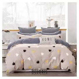 Постельное бельё «Атра» 1,5 сп сатин De Luxe, 150х215, 150х215, 70х70 -2 шт