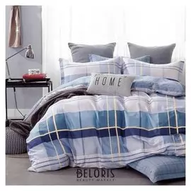 Постельное бельё «Атра» евро сатин De Luxe, 200х220, 200х220, 70х70 -2 шт