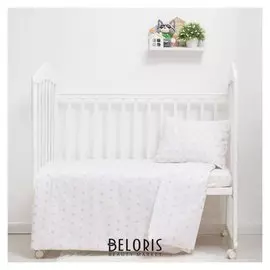 Постельное бельё детское «Звёзды» 112х147 см, 60х120 см, 40х60 см