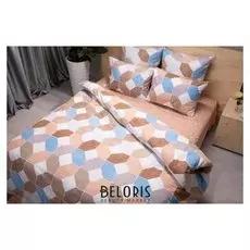 Постельное бельё евро ночь нежна «Призма» 200х220см, 200х220см, 70х70см -2 шт