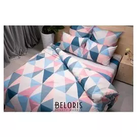 Постельное бельё евро ночь нежна «Пэчворк» 200х220см, 200х220см, 70х70см -2 шт