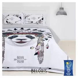 Постельное бельё "Этель" евро Indian Dream 200х217 см, 220х240 см, 50х70+3 см - 2 шт