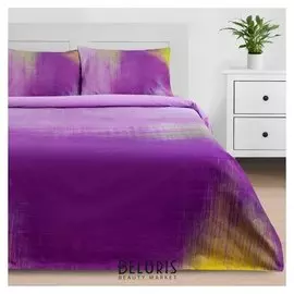 Постельное бельё «Этель» евро Purple Grade 200*217 см, 220*240 см, 50*70 см - 2 шт