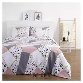 Постельное бельё Lovelife евро «Фьюжн» 200х217см, 225х240см, 50х70см-2 шт