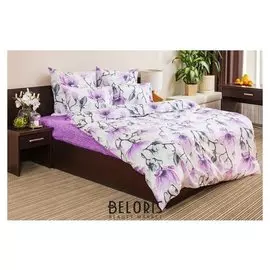 Постельное бельё ночь нежна 2сп «Магнолия», 175х215, 180х220, 70х70см 2шт, поплин