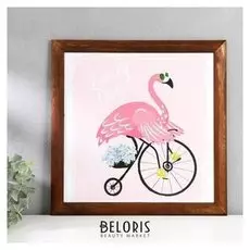 Постер дерево "Прекрасный день" 35х35 см, венге