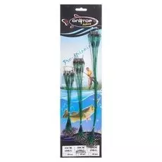 Поводки 15, 20, 30 см, цвет зелёный, набор 60 шт.