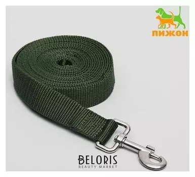 Поводок 3 м х 2,5 см, зеленый