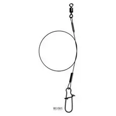 Поводок титановый 20 кг, 20 см, 2 штуки в упаковке