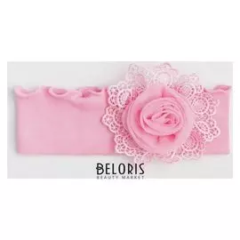 Повязка для девочки, цвет розовый, размер 46-50