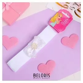 Повязка для волос "Малышка" кружево цветок