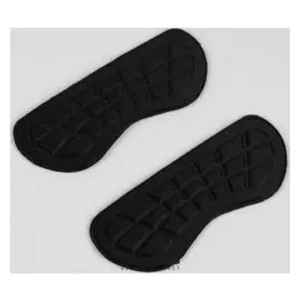 Пяткоудерживатели для обуви, на клеевой основе, 10 × 4 см, пара, цвет чёрный