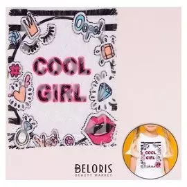 Пришивная аппликация «Cool Girl», 24,5 × 19 см