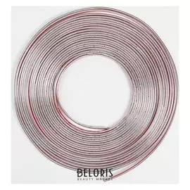 Профиль декоративный гибкий Torso, хром, 6 мм, рулон 15 м