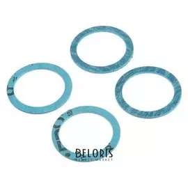 Прокладка "Симтек" 1 1/4", 42 X 33 X 2 мм, безасбестовый паронит, набор 4 шт.