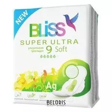 Прокладки для критических дней Bliss Super Ultra Soft, 9шт