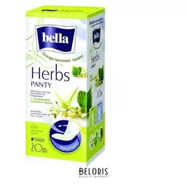 Прокладки ежедневные Panty Herbs Tilia с экстрактом липового цвета