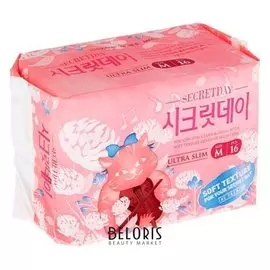 Прокладки «Secret Day», ультратонкие дышащие, органические, 16 шт/уп