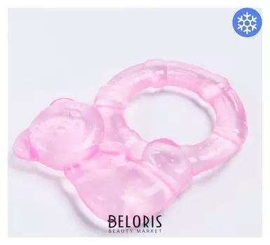 Прорезыватель охлаждающий Мишка с кольцом