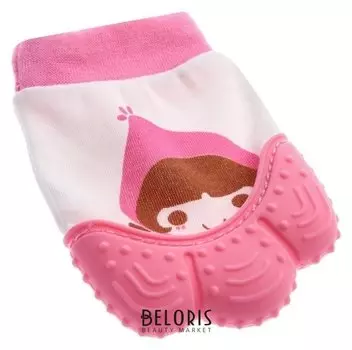 Прорезыватель рукавичка Девочка в шапочке