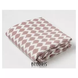 Простынь на резинке "Этель" геометрия 180*200 + 25 см, 100% хлопок