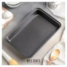 Противень доляна «Прямоугольник. жаклин», 30×20 см, антипригарное покрытие