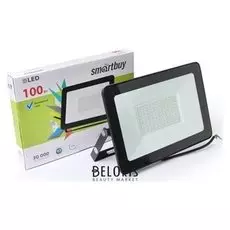 Прожектор светодиодный Smartbuy Ipad Style, 100 Вт, 6500 К, 8000 Лм, Ip65, холодный белый