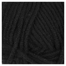 Пряжа "Arctic" 20% шерсть, 80% акрил 100м/100гр (6052 чёрный)