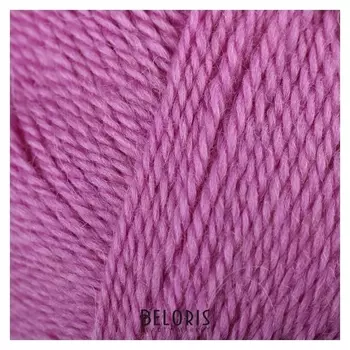 Пряжа "Аргентинская шерсть" 100% импортная шерсть 200м/100гр (058, сирень)