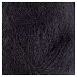 Пряжа "Астория" 65% хлопок, 35% шерсть 180м/50гр (003 черный)