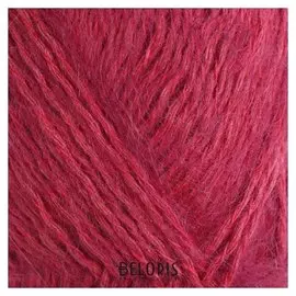 Пряжа "Астория" 65% хлопок, 35% шерсть 180м/50гр (088 брусника)