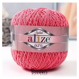Пряжа "Aura" 80% микрофибра, 20% полиамид 340м/100гр (33 розовый)
