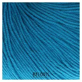 Пряжа "Baby Cotton" 60% хлопок, 40% акрил 165м/50гр (3428 синий)