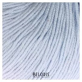 Пряжа "Baby Cotton" 60% хлопок, 40% акрил 165м/50гр (3429 голубой)