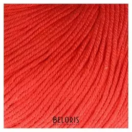 Пряжа "Baby Cotton" 60% хлопок, 40% полиакрил 165м/50гр (3418 коралловый)