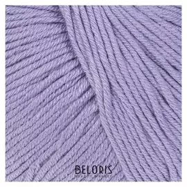 Пряжа "Baby Cotton" 60% хлопок, 40% полиакрил 165м/50гр (3420 сиреневый)