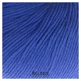 Пряжа "Baby Cotton" 60% хлопок, 40% полиакрил 165м/50гр (3421 яр. синий)