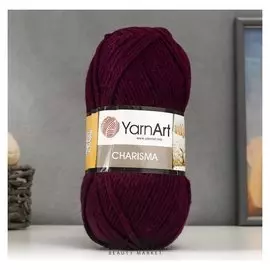 Пряжа "Charisma" 80% шерсть, 20% акрил 200м/100гр (10094 т.лиловый)