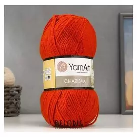 Пряжа "Charisma" 80% шерсть, 20% акрил 200м/100гр (3027 св.терракот)