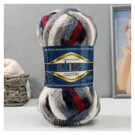 Пряжа "Country New" 20% шерсть, 25% полиамид, 55% акрил 34м/100гр (5491)