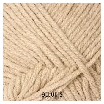 Пряжа "Denim" 60% хлопок, 40% акрил 200м/100гр (11585 бежевый)